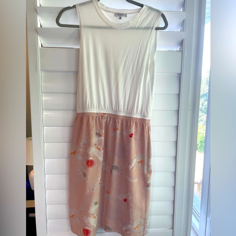 Babaton Silk & Cotton floral dress